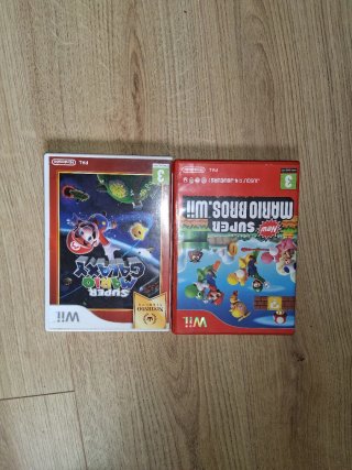 2 Juegos Wii: Super Mario Galaxy y New Super Mario