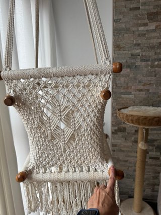 Columpio/ hamaca Infantil Macramé Artesanal