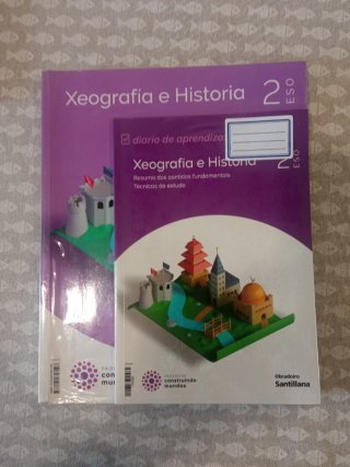 Se vende libro de Xeografia e Historia 2 ESO