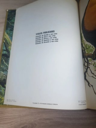 "Animales de América y sus crías"