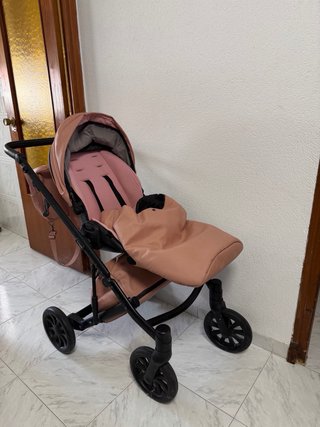 Cochecito Anex e/type 2 en 1 Rosa Palo / Nude