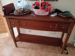 Mueble aparador de entrada madera