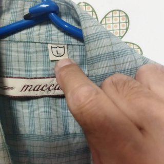 Camisa Maccanic verde a cuadros