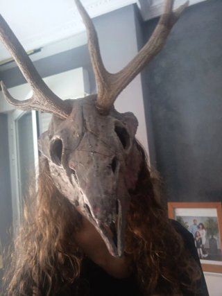 Máscara Wendigo Ciervo Halloween