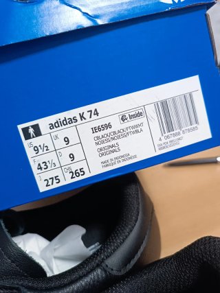 Adidas Talla 43 1/3 Zapatillas Negras