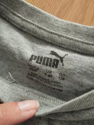 Camiseta Puma gris talla 128 cm