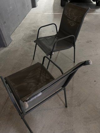 Juego de 2 Sillas de Exterior