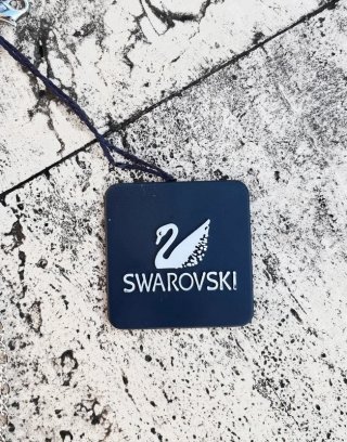 Pendente Swarovski Cristallo Ambra & Pavé