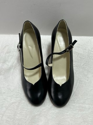 Zapatos de Baile Piel Negros Talla 37.Nuevos