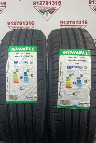 195 55 15 V MINNELL RUEDA NUEVA YA MONTADA