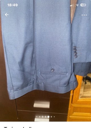 Traje de caballero azul marino Talla 52/58