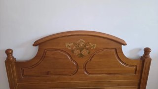 Lote Dormitorio 1,05m Madera Maciza