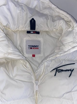 Chaqueta Tommy Jeans Blanca Mujer