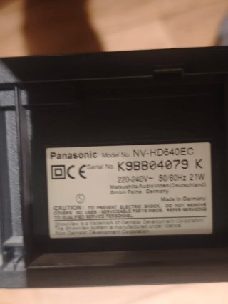 Vídeo VHS Panasonic NV-HD640 Hi-Fi NICAM/A2