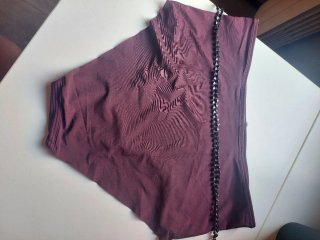 Faja ligera morada talla M