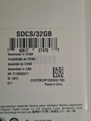Adaptador Micro SD Kingston 32GB
