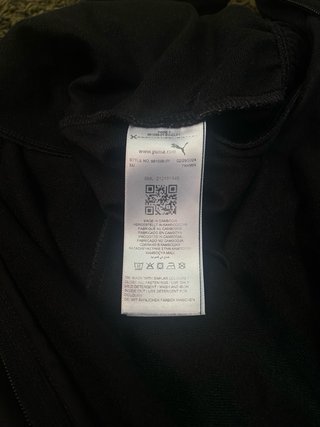 Chaqueta Puma Negra y Roja
