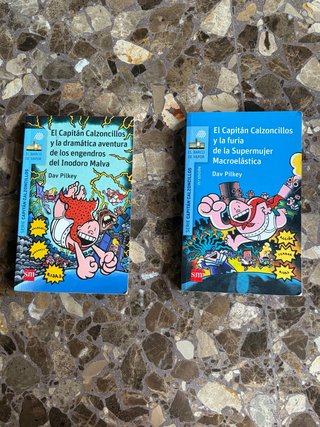 Lote de libros Capitan Calzoncillos