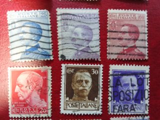 Lote 18 sellos Reino de Italia