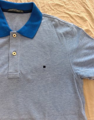 Polo Purificación García Azul y Gris