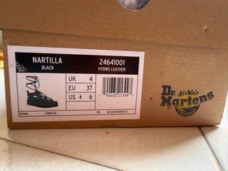 Sandalias Dr Martens Nartilla de piel negra 37