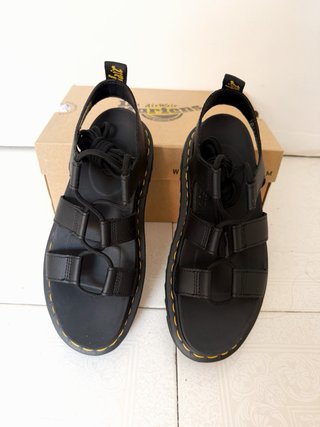 Sandalias Dr Martens Nartilla de piel negra 37