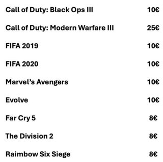 Colección 9 Juegos PS4 - Call of Duty