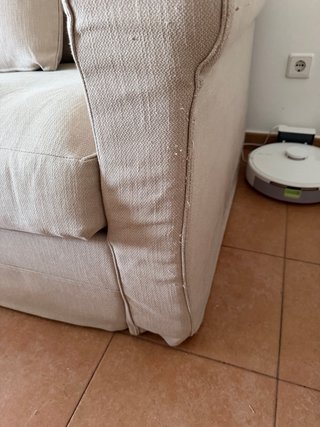 Sofá 3 plazas Ikea GRÖNLID + reposapiés
