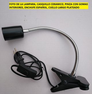 Pack reptiles Lampara foco + bombilla calor