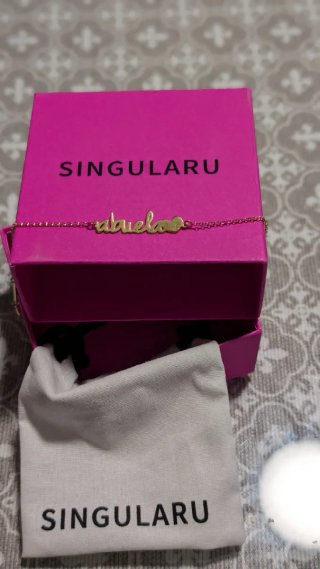 Pulsera Singularu Plata Baño Oro Abuela