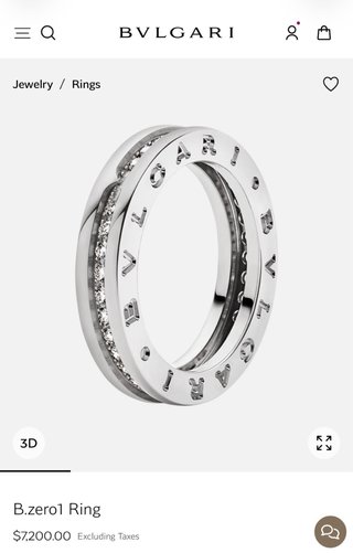 Anillo Bulgari B.Zero1 Oro blanco con diamentes