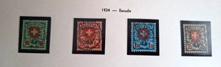 Sellos Suiza usados año 1924 Yvert 208-11