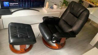 Sillón masajeador con reposapiés