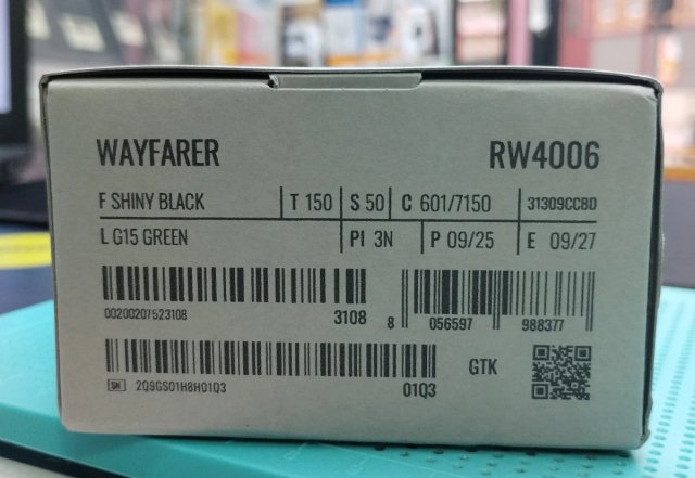 Gafas Ray-Ban Meta Wayfarer Negras