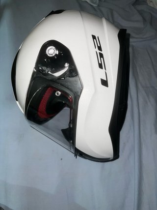 Casco de moto blanco LS2