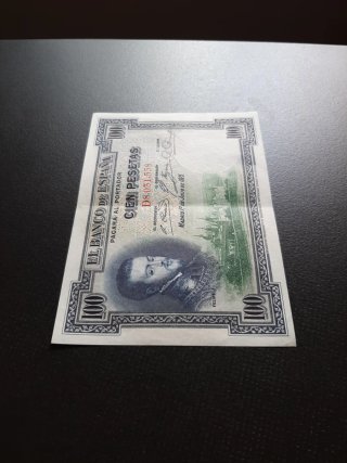 BILLETE DE 100 PESETAS DE 1925