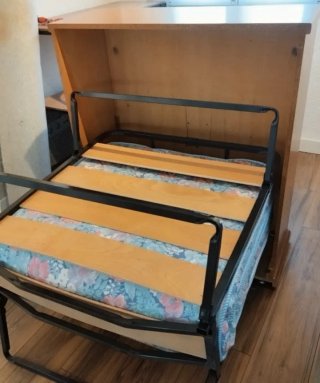 Mueble cama auxiliar madera marrón