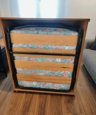 Mueble cama auxiliar madera marrón