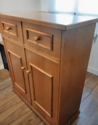 Mueble cama auxiliar madera marrón