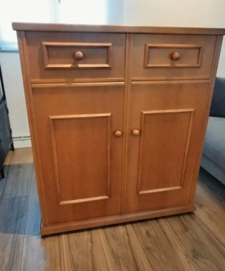 Mueble cama auxiliar madera marrón