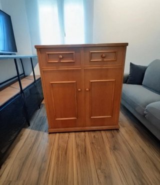 Mueble cama auxiliar madera marrón