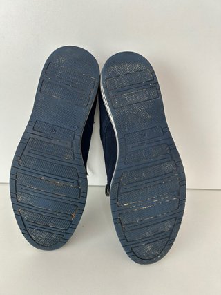 Zapatos de ante azul