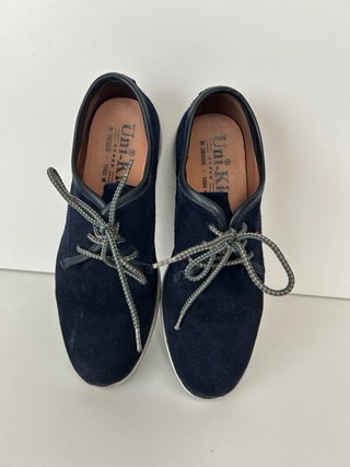 Zapatos de ante azul