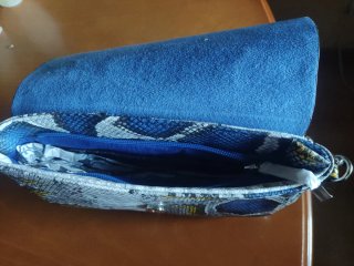 Bolso bandolera estampado serpiente