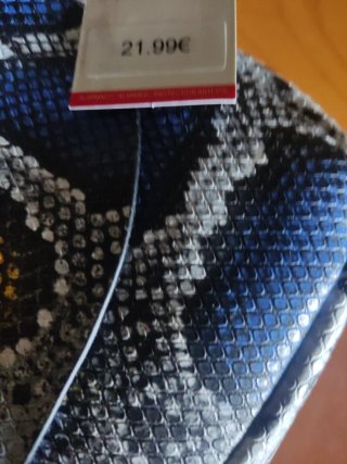 Bolso bandolera estampado serpiente