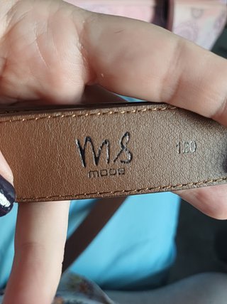 MS Mode Cinturón XXL Marrón Nuevo