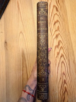 Lote libros antiguos - La bruja de Madrid - 1856