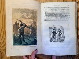 Lote libros antiguos - La bruja de Madrid - 1856