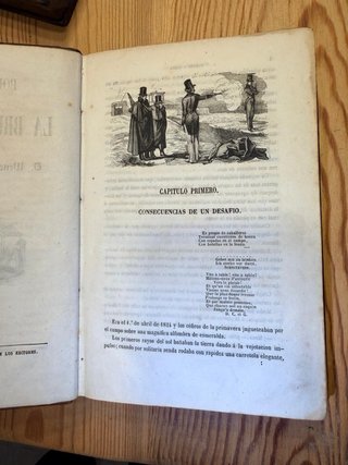 Lote libros antiguos - La bruja de Madrid - 1856