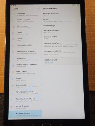 Samsung Galaxy Tab A6 Negra